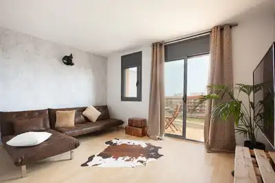 Image de Appartement 'Terraced Beach' avec terrasse privée, Wi-Fi et climatisation.