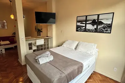 Image de Apartment in Copacabana with side sea view