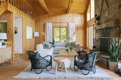 Image de Stylish Mountain Getaway close to Stratton w\/ Spa
