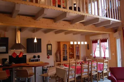 Image de Duplex en chalet de 85 m2 3 chambres et une mezzanine avec vue Lac