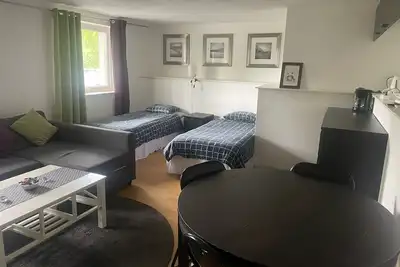 Image de Cozy apartment in a nice and quiet residential area close to nature.