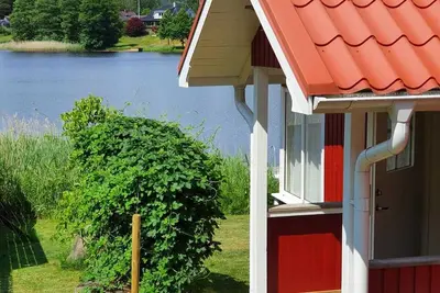 Image de Red cottage at Åsljungasjön Skåne Sweden, family and dog friendly.