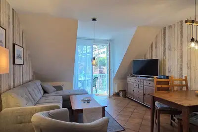 Image de 3-zimmer Fewo fĂĽr 6 Pers. im 2. Og mit Balkon, Wlan