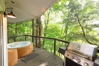 Image de Whimsical Mountain Roundhouse Among the Trees