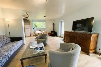 Image de Gîte 7 pers. tout équipé avec jardin privatif - Plage à 400 mètres – 2 Piscines
