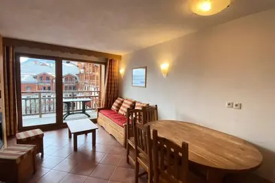 Image de appartement en duplex - Garage couvert - 50 m des pistes de ski