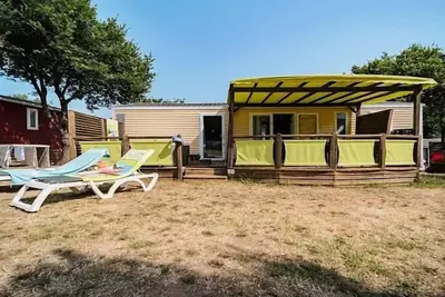 Image de Mobil Home Trio Premium 4 Pièces 6 Personnes Jacuzzi + Climatisé + Tv