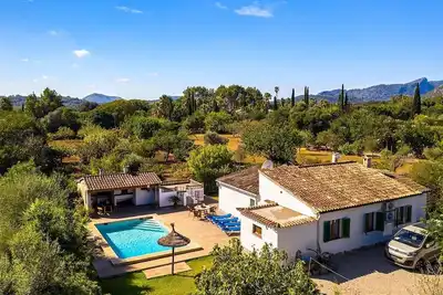 Image de Can Vila with pool, A/C, Wifi, close to the beach, table tennis, outdoor barbecue