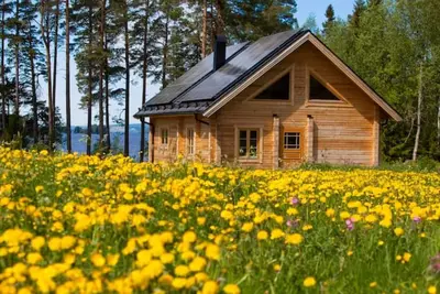 Image de Log cabin by the lake - comfort surrounded by nature!