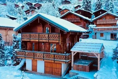 Image de Chalet individuel 8 pers. avec Jacuzzi extérieur à Chatel Porte du soleil