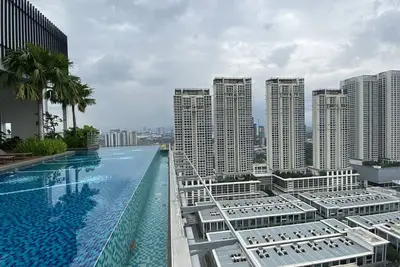 Image de Cozy condo (4 pax) with Wi-Fi & city view
