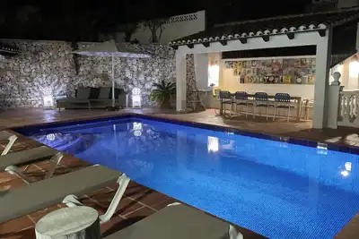 Moraira-Benissa villa déco atypique 10 pers  Wifi- clim- Piscine privée