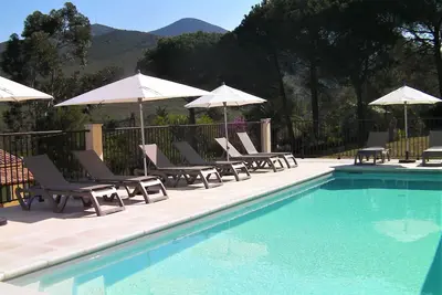Image de Gîte***piscine chauffée, Wifi, 2 chambres, climatisé, 1min rivière, 7min plage