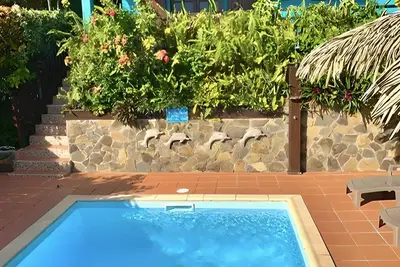 Image de Les Villas Pameyaque\/ La Villa Pame with swimming pool, facing the Caribbean Sea