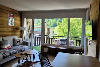 Image de Geräumiges Studio in der Nähe der Pisten, Südbalkon und schöner Aussicht, WiFI inbegriffen, Pra Loup