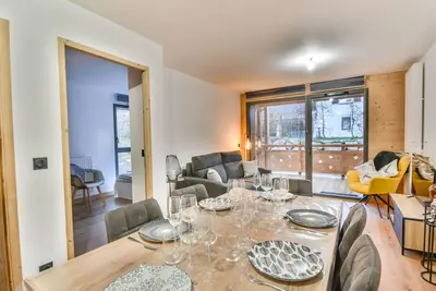 Image de Appartement moderne T3 - Proche pistes et village - 6 pers - Parking - Ski room - Wifi
