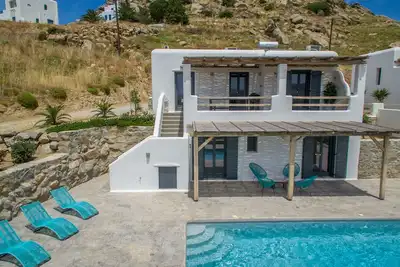 Image de Villa Seaview Naxos Mikri Vigla 8 personnes