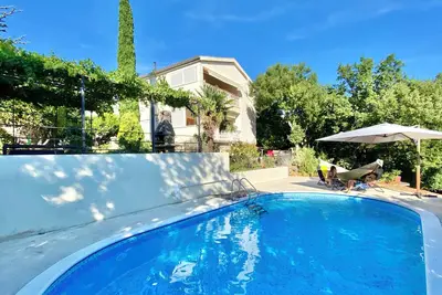 Image de Villa Theresa Croatia 220m above the Adriatic Sea with  pool, whirlpool and sauna