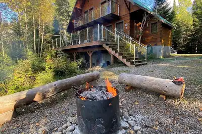 Image de Chalet pleine nature en bois pièce sur pièce