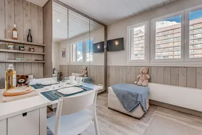 Image de Studio Premium à Tignes avec Wifi inclus, Pour 2 personnes