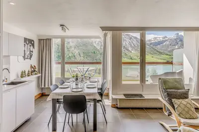 Image de Tignes, appart premium 6 pers, 41m², balcon, wifi, proche des pistes