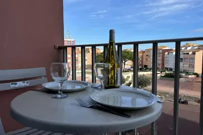 Image de Studio Centre avec Piscine, Balcon et Proximité Plage, 2 Personnes