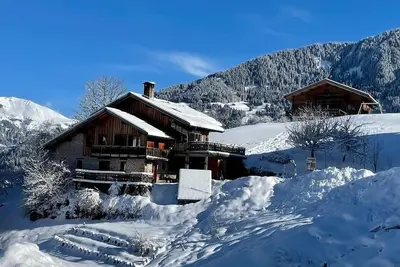 Image de Appartement du Chalet Le Cordé à Beaufort, en Savoie. Vue dominante