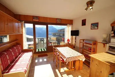 Image de 2ème étage, balcon, casier à ski, 23m², Auris en Oisans