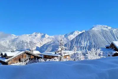 New luxury flat in center Courchevel 1850 ski in ski out 100m from Mangeoire