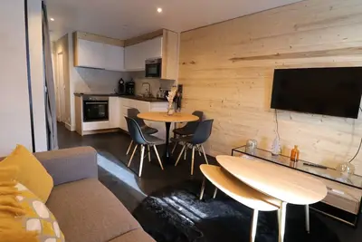 Image de Studio rénové tout confort, proche pistes et commerces, balcon, Tignes Val Claret