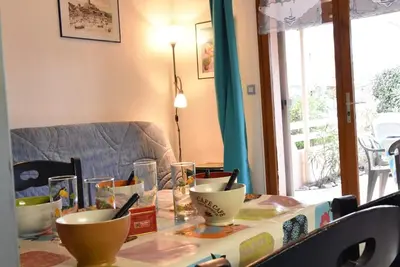 Image de Maison 2 pièces mezzanine, 5 couchages, piscine, près de la plage - Gruissan