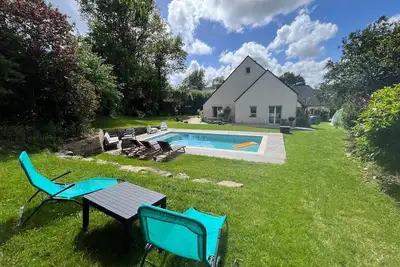 Image de Maison familiale à Baden avec piscine - disponible du 5/08/2025 au 24/08/2025