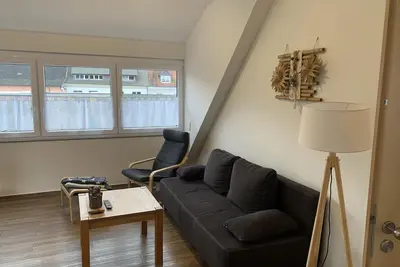 Image de Beautiful, bright vacation apartment with a view of the vineyards and church