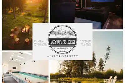 Image de Private Riverfront Lodge w/ Indoor Pool, Movie Theater, Hot Tub on Acreage