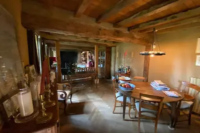 Image de Chaumière normande avec sauna, cheminée et jardin
