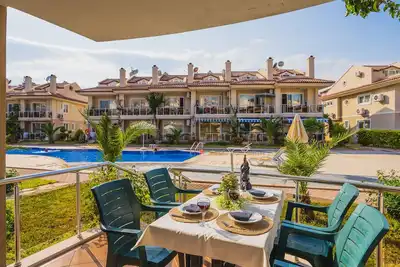 Image de stunning one bedroom apartment in fethiye with private beach and 24/7 security