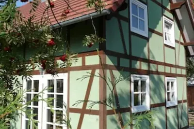 Image de Vacation home Hagebutte - idyllic half-timbered vacation home between Fleesensee and Golf