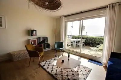 Image de Debeaumont Do :  Appartement en rdc face mer, 2 chambres pour 4 à 6 personnes Hardelot