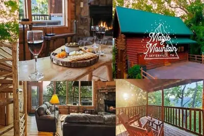 Image de Stunning 3bd Lodge w/ Views! Game Room + Hot Tub!
