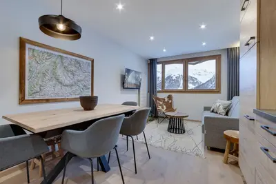 Image de Appartement rénové : 3 pièces, pied des pistes, 5 pers. , navette, animaux admis, WiFi inclus
