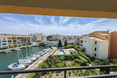 Image de Studio alcĂ´ve avec piscine et parking, Ă 300m de la plage, pour 4 personnes