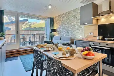 Image de Charmant appartement de 30m² avec balcon, au pied des pistes, pour 4 personnes