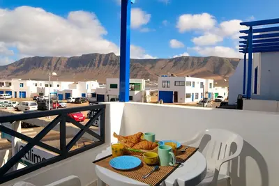 Image de Casa Hespi-vue sur la plage de Famara