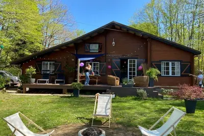 Chalet cocooning de campagne - Domaine privé - 5 étangs