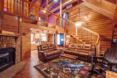Image de Beautiful log home less than a half mile from ichetucknee springs north entrance