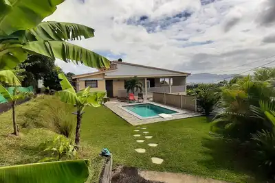 Image de Villa avec piscine, vue mer des caraibes, à 3 kms des plages