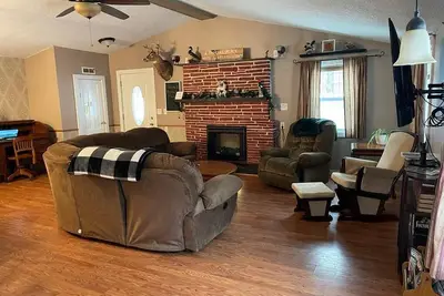 Image de Rustic Hogback Hideaway : Fire Pit : Grill