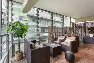 Image de Hamac Suites - Le confluence terrasse garage-4pers
