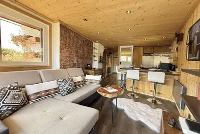 Image de Studio Cabine à Praz-sur-Arly, 4 pers, proche pistes et village, parking et extérieur privé