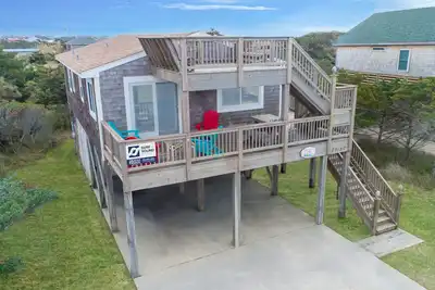 Image de Summer Savings - Soundside Rodanthe Home with Hot Tub, Outdoor Bar, Beach Nearby